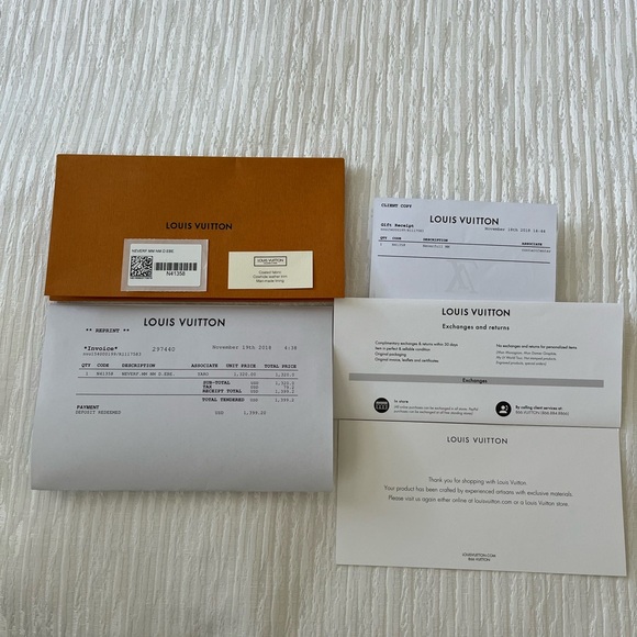 Louis Vuitton Neverfull MM Damier Ebene Tote - Picture 14 of 16